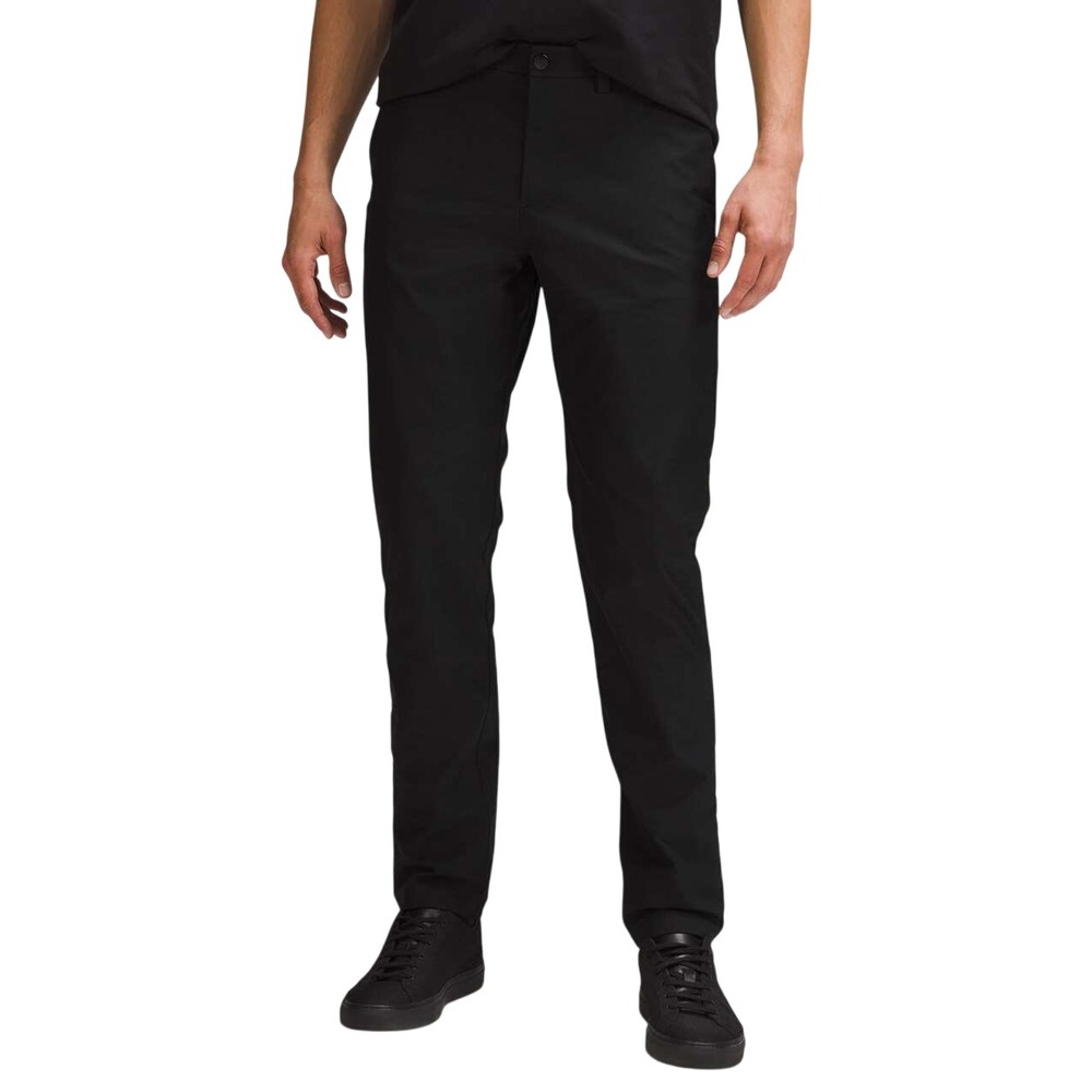 Lululemon Mens ABC Classic-Fit Trouser Pants Black Smooth Twill Size 36 M5B11S